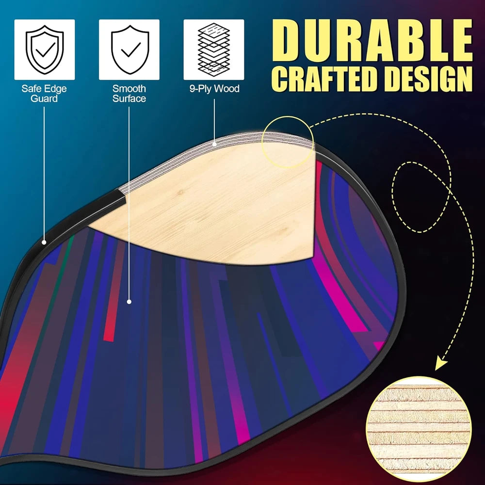 Dulce Dom Fiberglass Pickleball Set