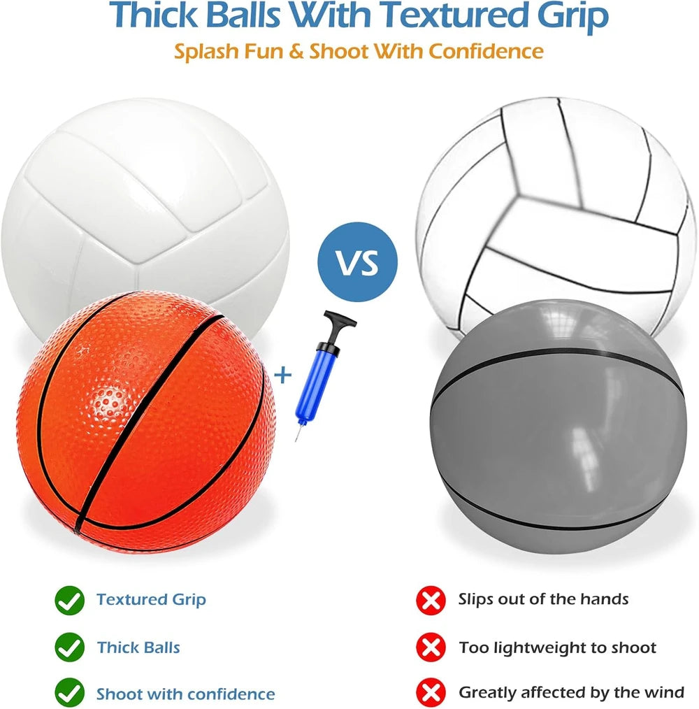 Jasonwell 3-in-1 Pool Games Set