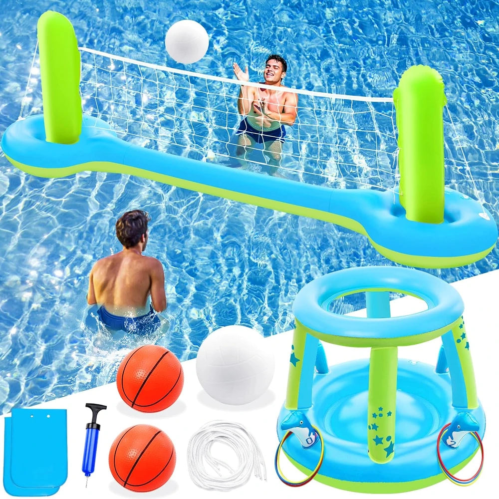 Jasonwell 3-in-1 Pool Games Set