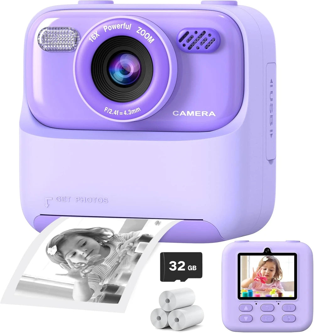 Kids Instant Print Camera