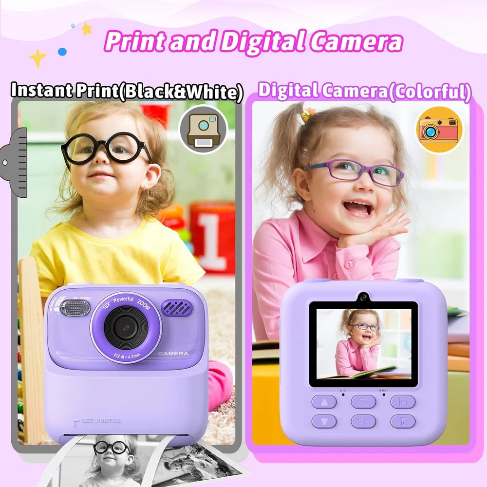 Kids Instant Print Camera