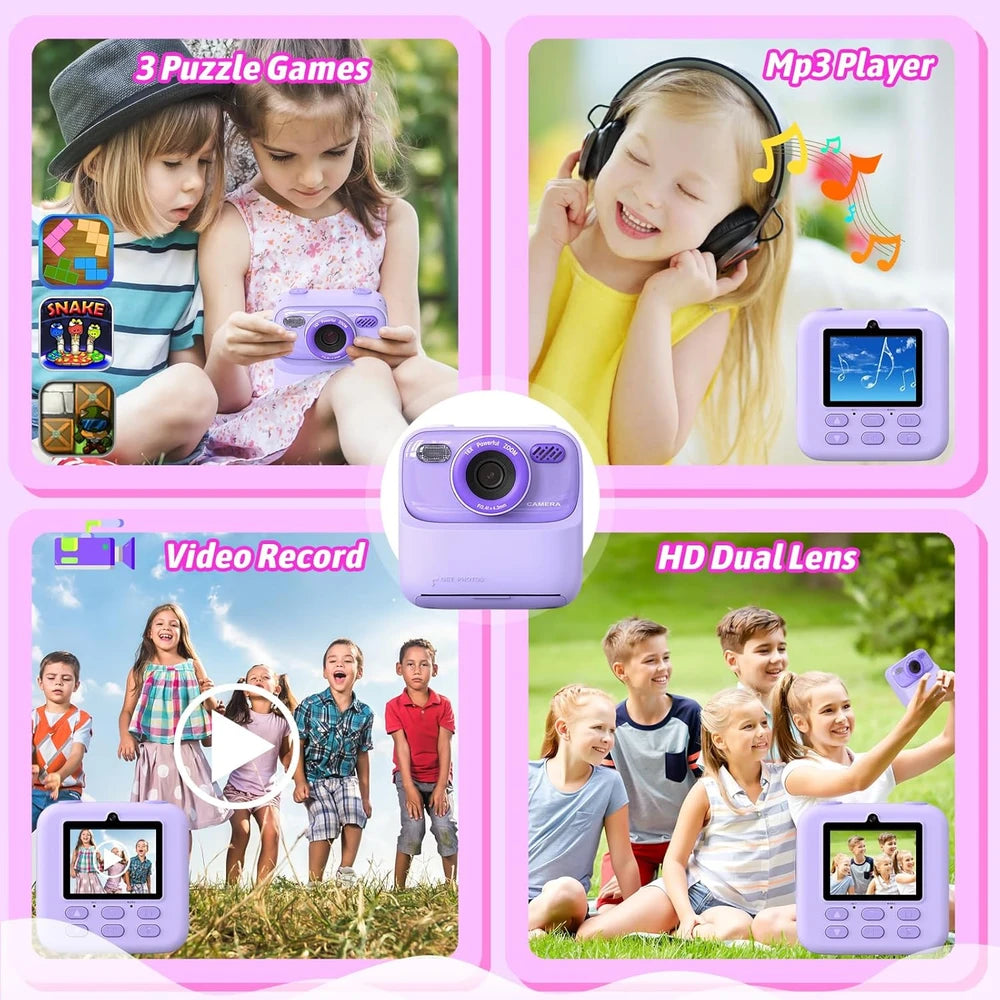 Kids Instant Print Camera
