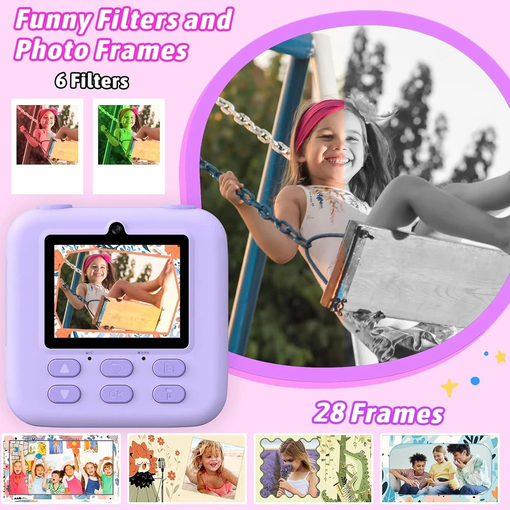 Kids Instant Print Camera